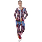 Beauty Stained Glass Castle Building Women s Tracksuit