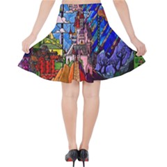 Velvet High Waist Skirt 