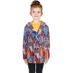 Kids  Double Breasted Button Coat 