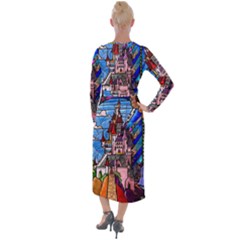 Velvet Maxi Wrap Dress 