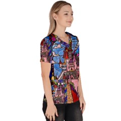 Women s V-Neck Scrub Top 
