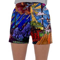Women s Satin Sleepwear Shorts 