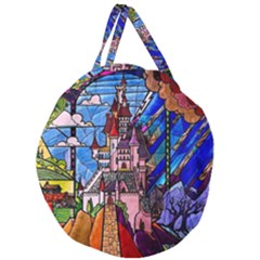Giant Round Zipper Tote 