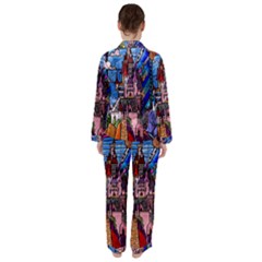 Women s Long Sleeve Satin Pajamas Set 