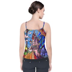 Velvet Spaghetti Strap Top 