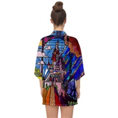 Half Sleeve Chiffon Kimono 