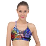 Beauty Stained Glass Castle Building Basic Training Sports Bra