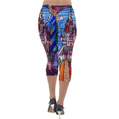 Lightweight Velour Capri Leggings  
