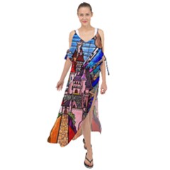 Maxi Chiffon Cover Up Dress 