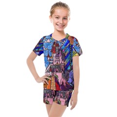 Kids  Mesh T-Shirt and Shorts Set 