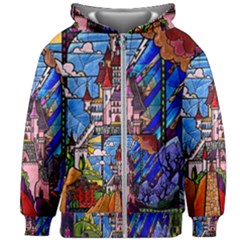 Kids  Zipper Hoodie Without Drawstring 