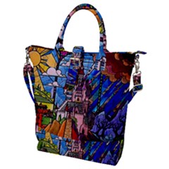 Buckle Top Tote Bag 