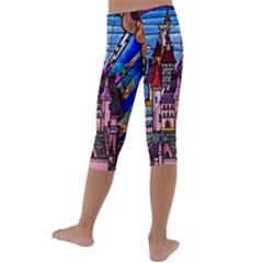 Kids  Lightweight Velour Capri Leggings  