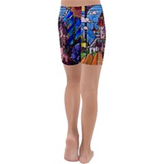 Kids  Lightweight Velour Capri Yoga Leggings 