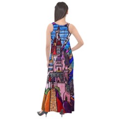 Sleeveless Velour Maxi Dress 