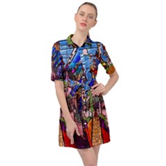 Belted Shirt Dress 