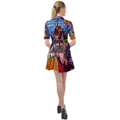Belted Shirt Dress 