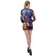 Long Sleeve Satin Shirt 