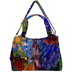 Double Compartment Shoulder Bag 