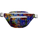 Beauty Stained Glass Castle Building Fanny Pack