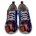 Beauty Stained Glass Castle Building Women Athletic Shoes