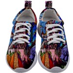 Beauty Stained Glass Castle Building Kids Athletic Shoes