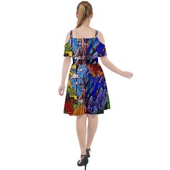 Cut Out Shoulders Dress 