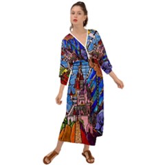 Grecian Style  Maxi Dress 