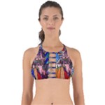 Beauty Stained Glass Castle Building Perfectly Cut Out Bikini Top