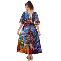 Kimono Sleeve Boho Dress 