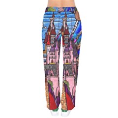 Women Velvet Drawstring Pants 