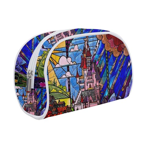 Beauty Stained Glass Castle Building Make Up Case (Small) from ArtsNow.com