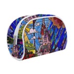 Beauty Stained Glass Castle Building Make Up Case (Small)