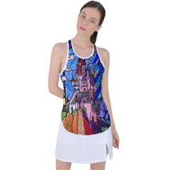Racer Back Mesh Tank Top 