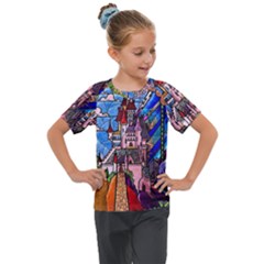 Kids  Mesh Piece T-Shirt 