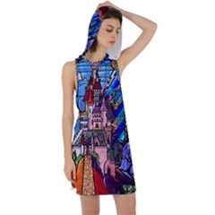 Racer Back Hoodie Dress 