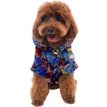 Beauty Stained Glass Castle Building Dog Coat