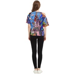 One Shoulder Cut Out T-Shirt 
