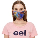 Beauty Stained Glass Castle Building Cloth Face Mask (Adult)