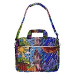 Beauty Stained Glass Castle Building MacBook Pro 16  Shoulder Laptop Bag