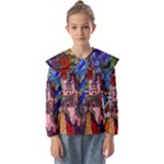 Beauty Stained Glass Castle Building Kids  Peter Pan Collar Blouse
