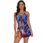 Beauty Stained Glass Castle Building 2-in-1 Flare Activity Dress
