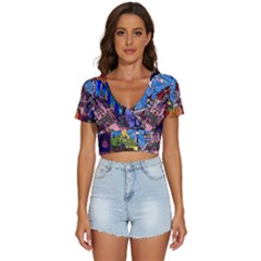 V-Neck Crop Top 