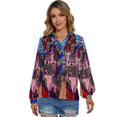 Women s Long Sleeve Button Up Shirt 