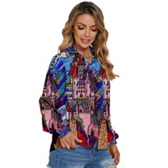 Women s Long Sleeve Button Up Shirt 