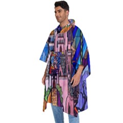 Men s Hooded Rain Ponchos 