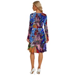 Long Sleeve Dress With Pocket 
