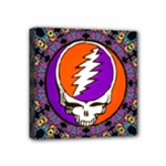Gratefuldead Grateful Dead Pattern Mini Canvas 4  x 4  (Stretched)