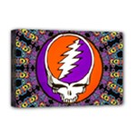 Gratefuldead Grateful Dead Pattern Deluxe Canvas 18  x 12  (Stretched)