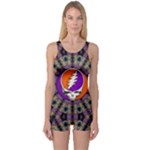Gratefuldead Grateful Dead Pattern One Piece Boyleg Swimsuit